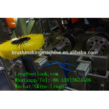 3 axis 2 heads drilling and 1 head tufting roller brush machine/CNC roller brush making machine/roller brush machinery supplier